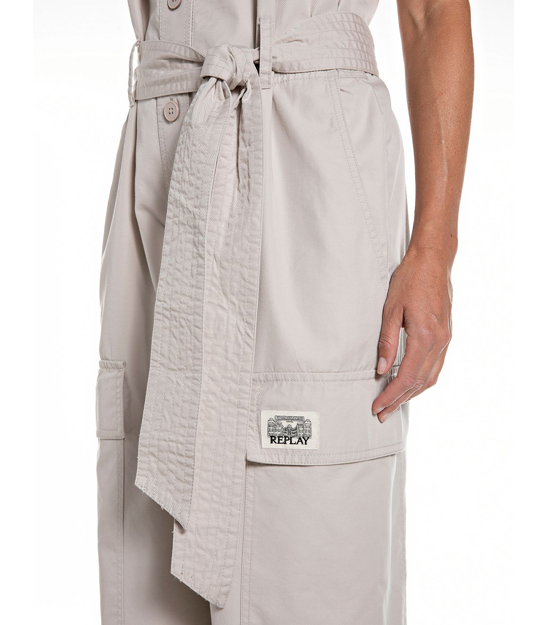 コットンツイルビスチェサロペット 詳細画像 グレージュ 4